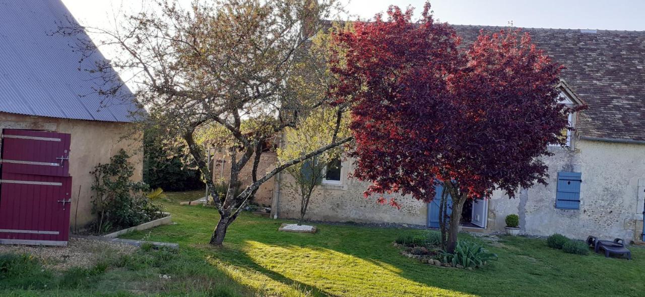Le Doux Refuge Berceen Au Calme De Sa Campagne Pres Circuit Mans Sud, Grand Lit Avec Berceau Et Possibilite Lit Pliant En Rajout Marigne-Laille Luaran gambar